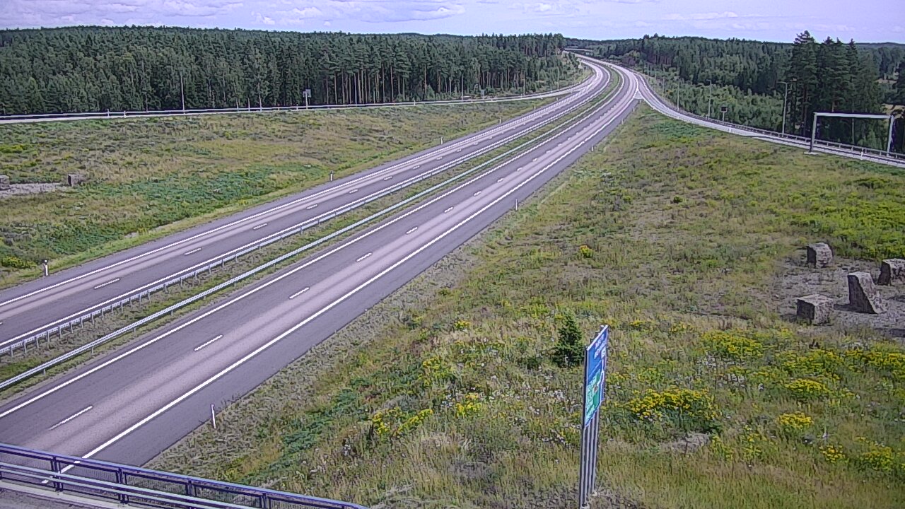 Weather Camera Image Väg 7 Vederlax, Virojoki, Virolahti, Kymenlaakso