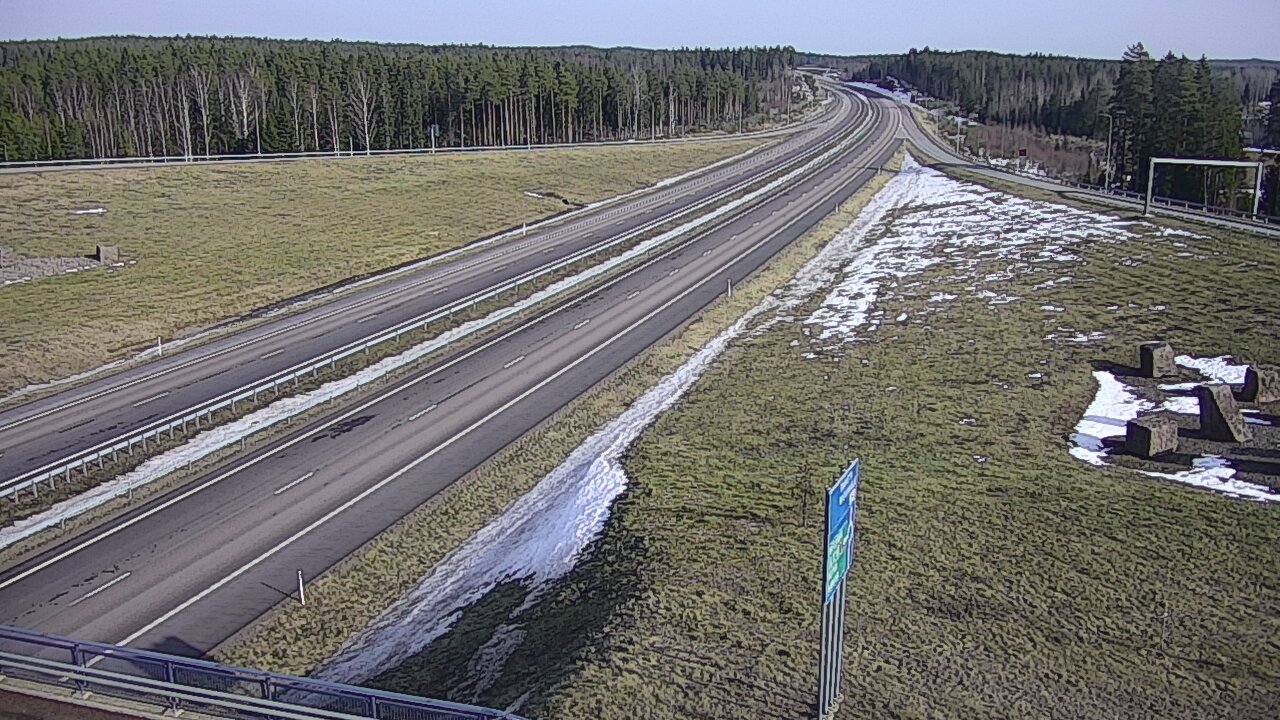 Weather Camera Image Väg 7 Vederlax, Virojoki, Virolahti, Kymenlaakso