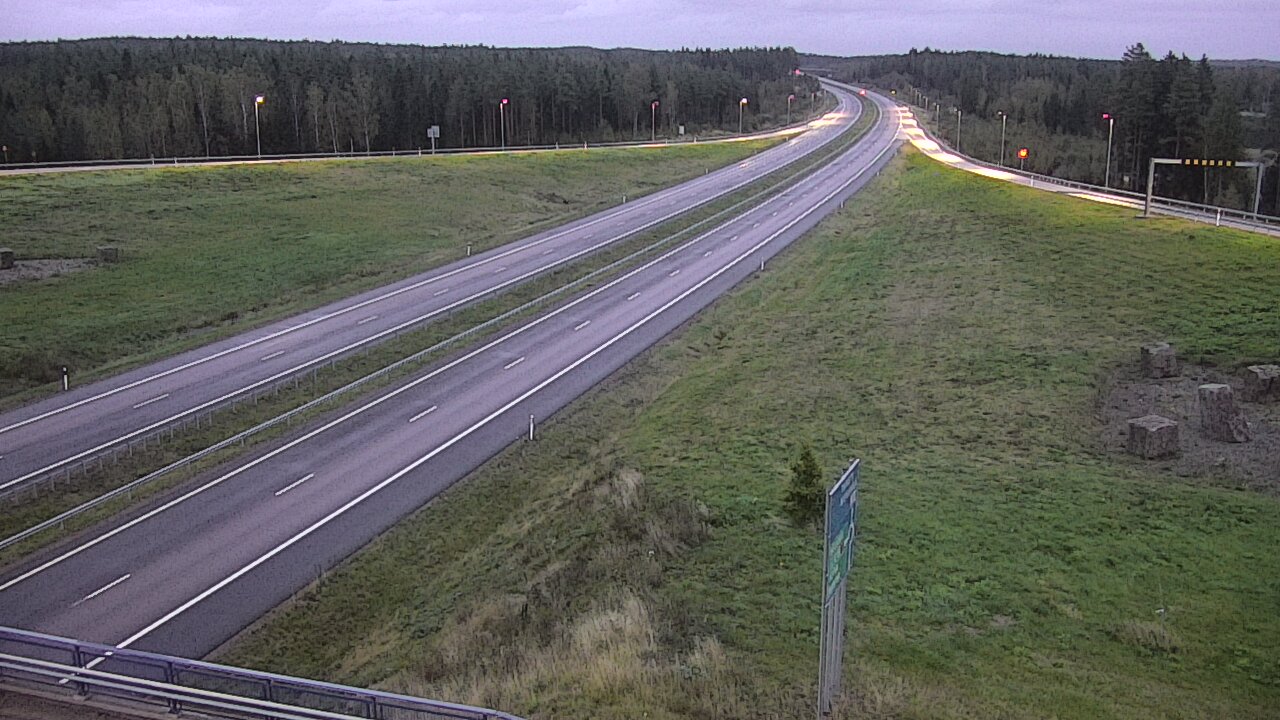 Weather Camera Image Väg 7 Vederlax, Virojoki, Virolahti, Kymenlaakso