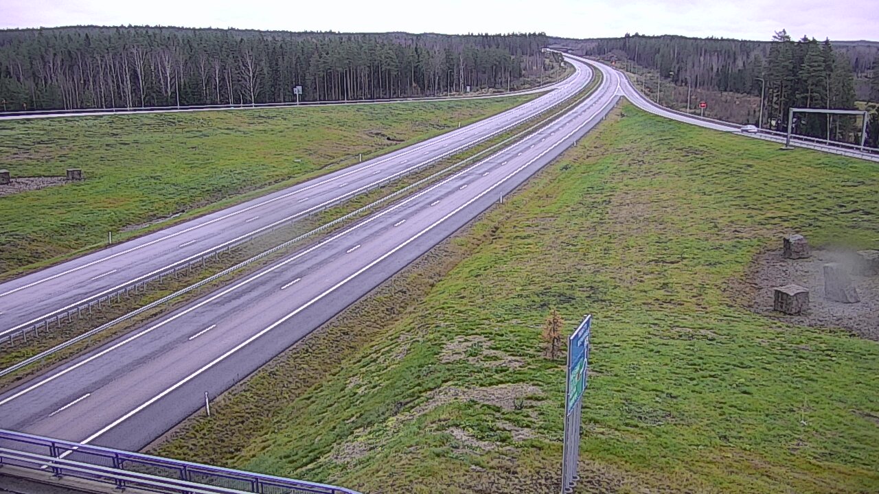 Weather Camera Image Väg 7 Vederlax, Virojoki, Virolahti, Kymenlaakso