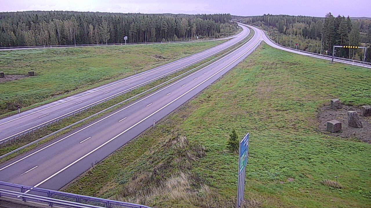 Weather Camera Image Väg 7 Vederlax, Virojoki, Virolahti, Kymenlaakso