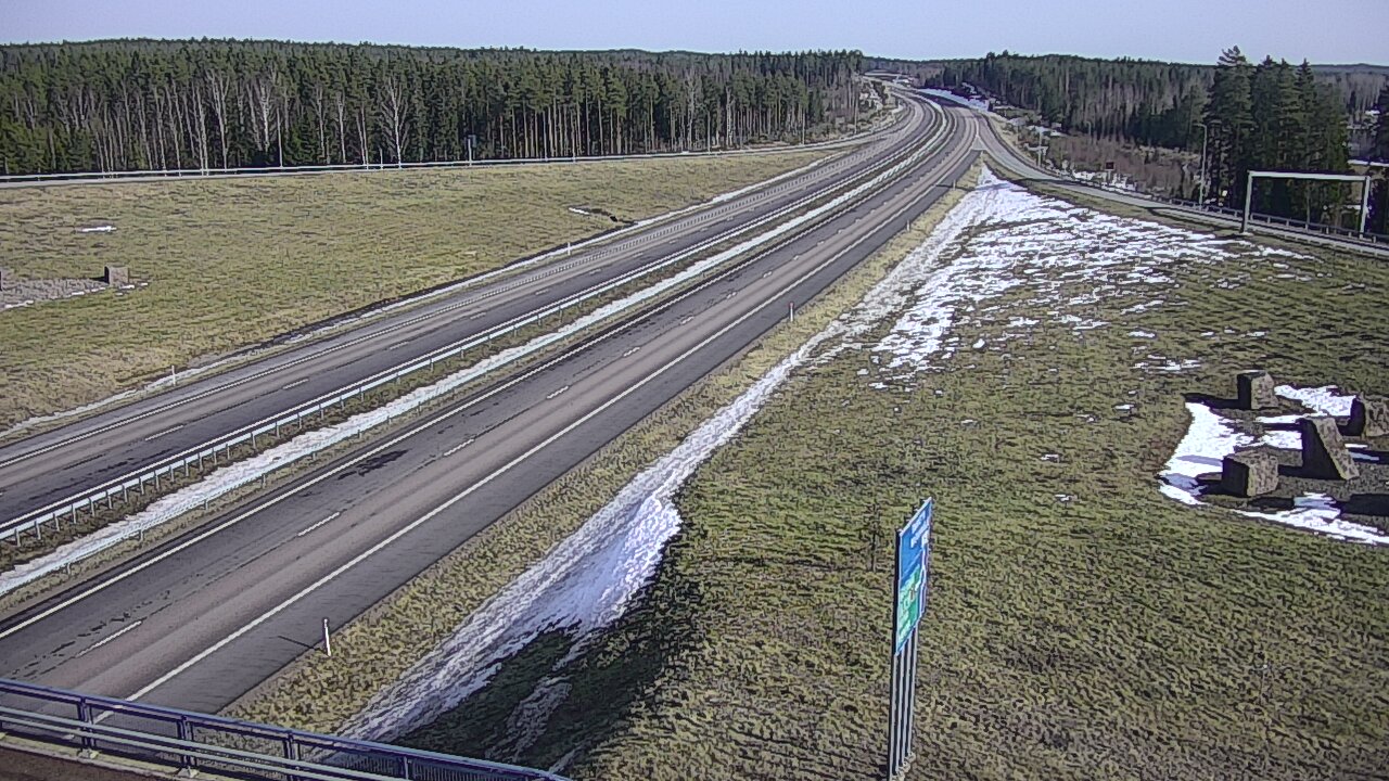 Weather Camera Image Väg 7 Vederlax, Virojoki, Virolahti, Kymenlaakso