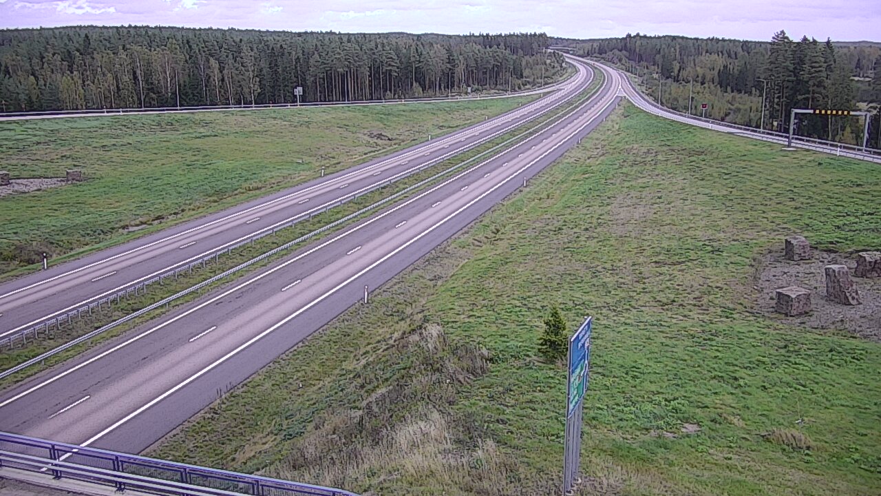 Weather Camera Image Väg 7 Vederlax, Virojoki, Virolahti, Kymenlaakso