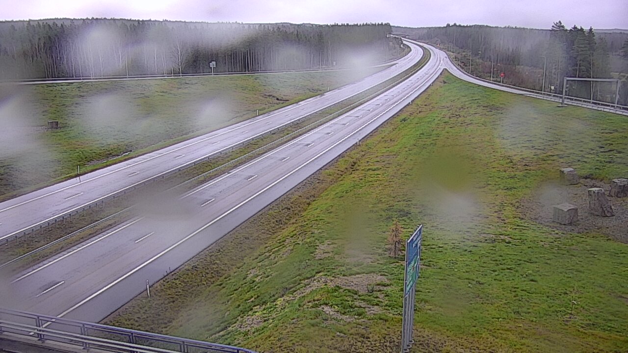 Weather Camera Image Väg 7 Vederlax, Virojoki, Virolahti, Kymenlaakso