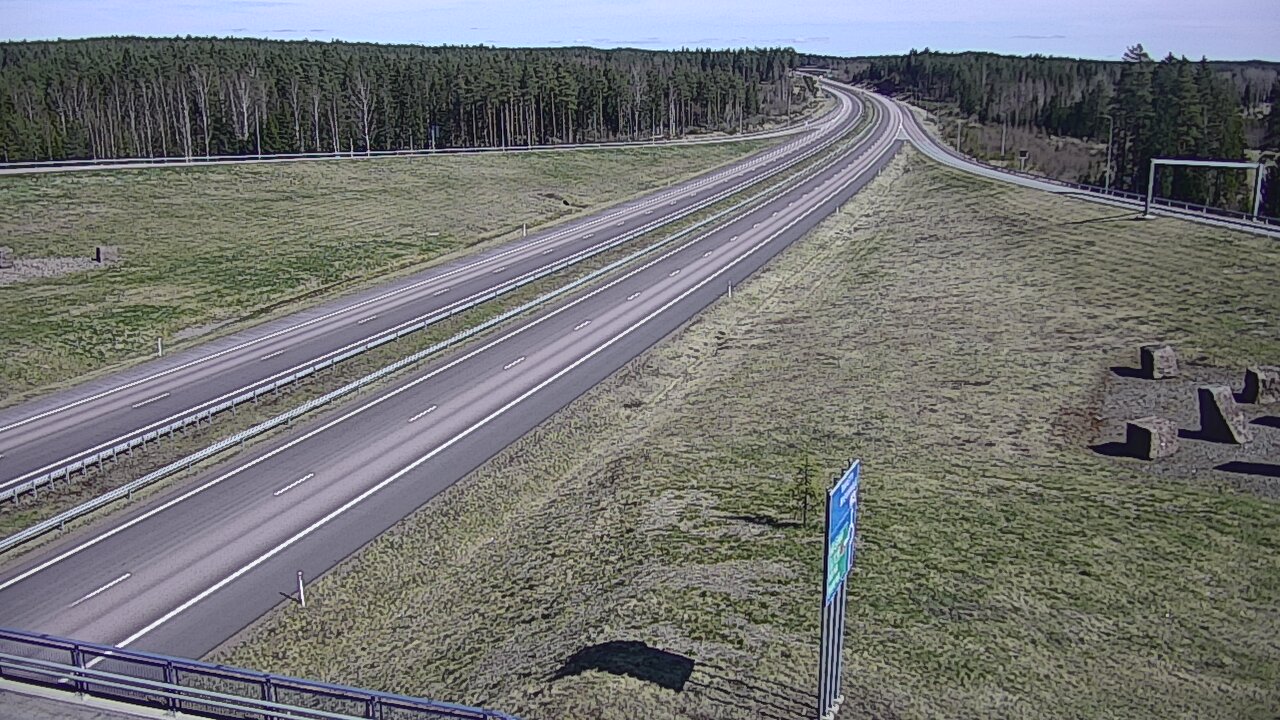 Weather Camera Image Väg 7 Vederlax, Virojoki, Virolahti, Kymenlaakso