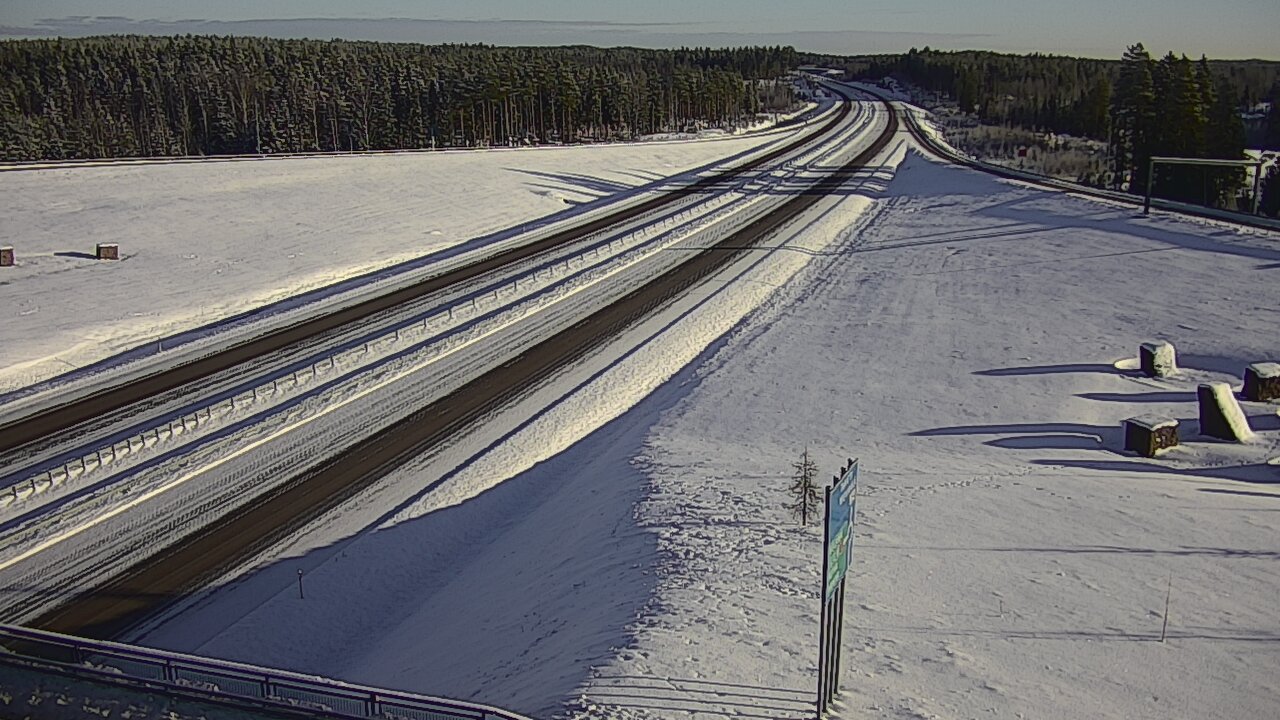 Weather Camera Image Väg 7 Vederlax, Virojoki, Virolahti, Kymenlaakso