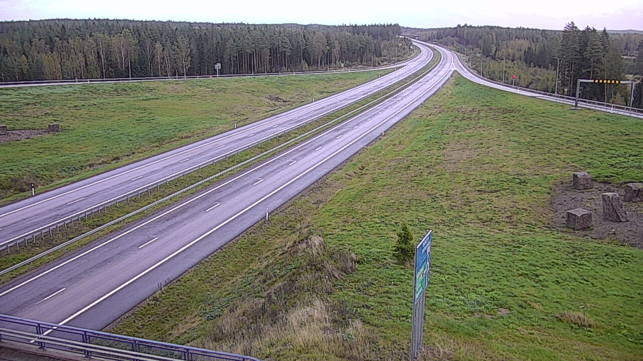 Weather Camera Image Väg 7 Vederlax, Virojoki, Virolahti, Kymenlaakso