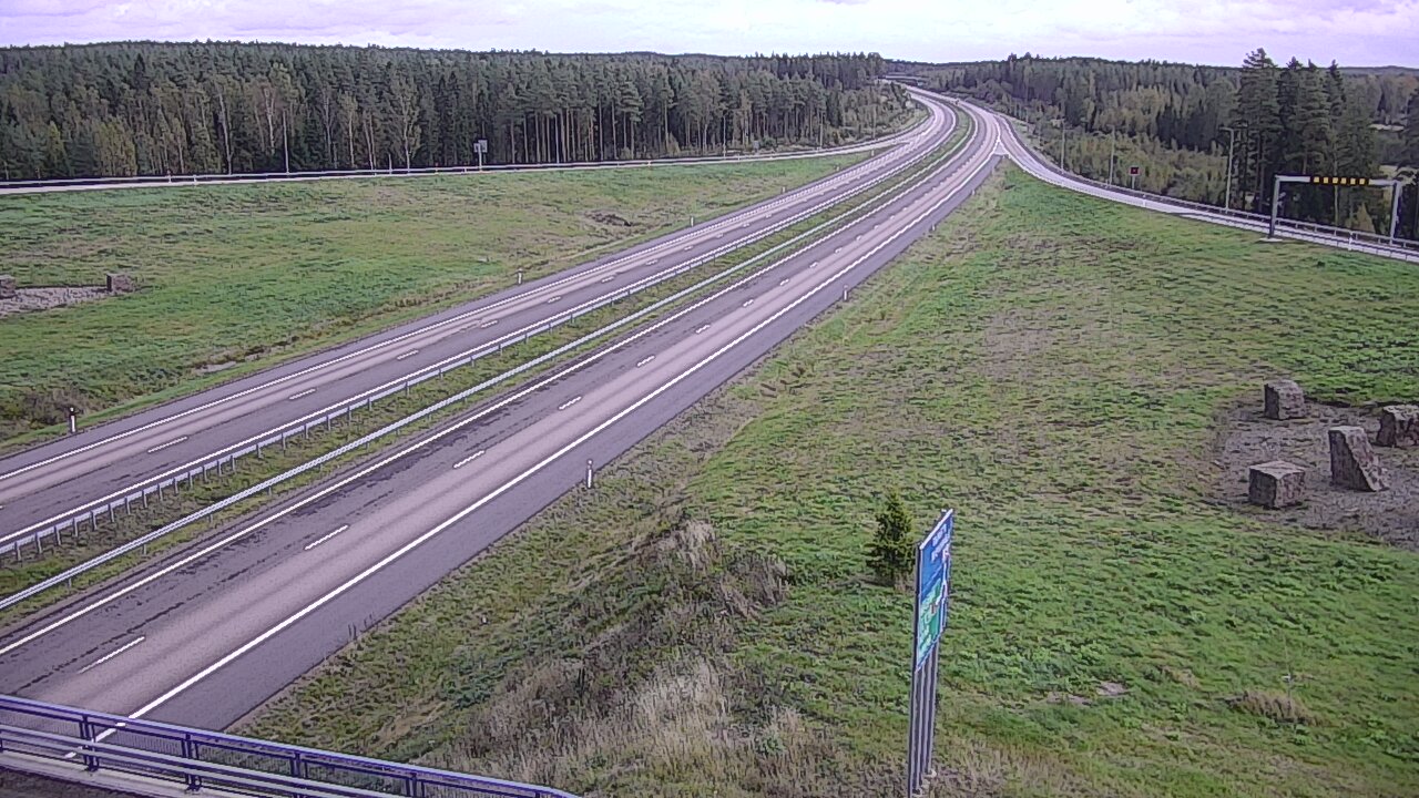 Weather Camera Image Väg 7 Vederlax, Virojoki, Virolahti, Kymenlaakso