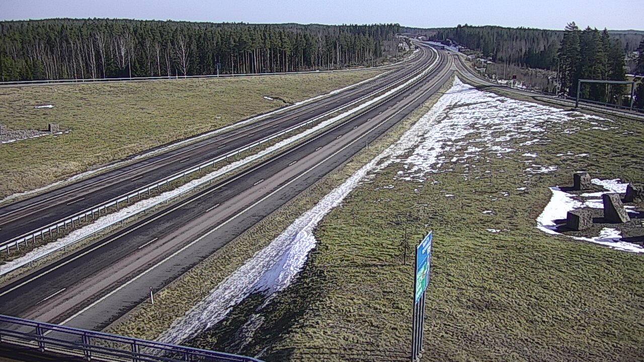 Weather Camera Image Väg 7 Vederlax, Virojoki, Virolahti, Kymenlaakso