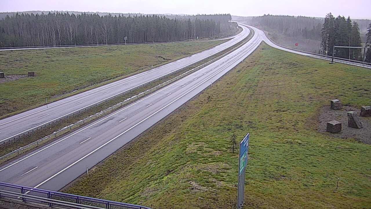 Weather Camera Image Väg 7 Vederlax, Virojoki, Virolahti, Kymenlaakso