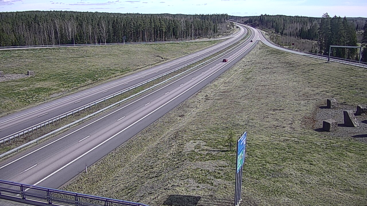 Weather Camera Image Väg 7 Vederlax, Virojoki, Virolahti, Kymenlaakso