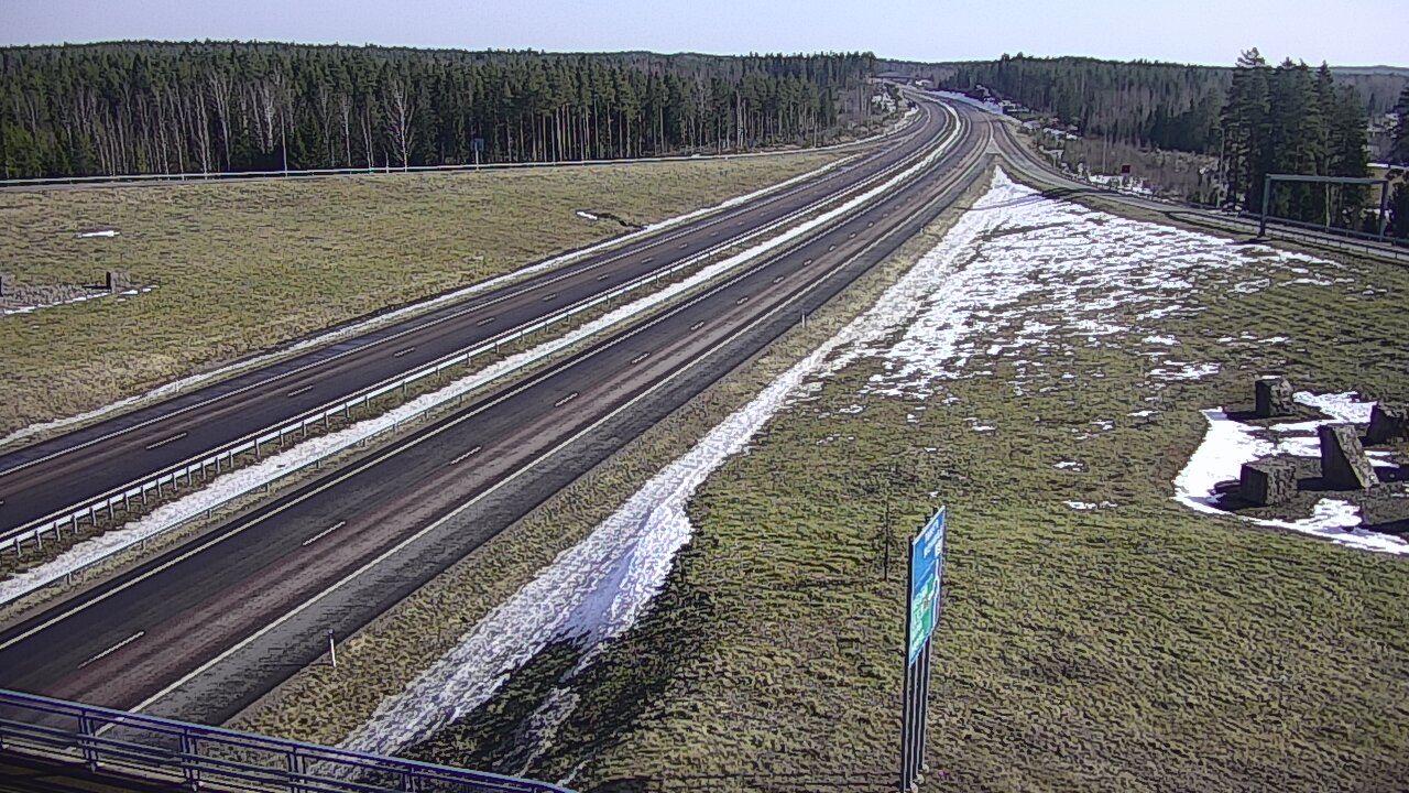 Weather Camera Image Väg 7 Vederlax, Virojoki, Virolahti, Kymenlaakso