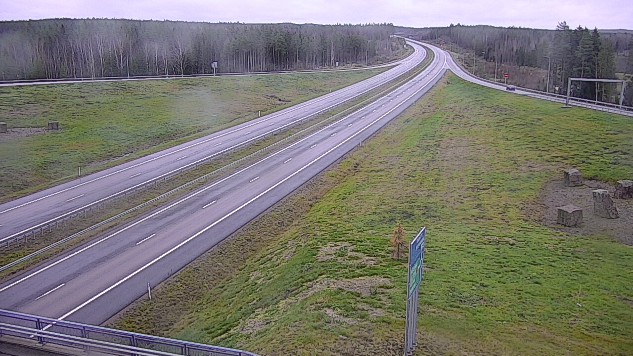 Weather Camera Image Väg 7 Vederlax, Virojoki, Virolahti, Kymenlaakso