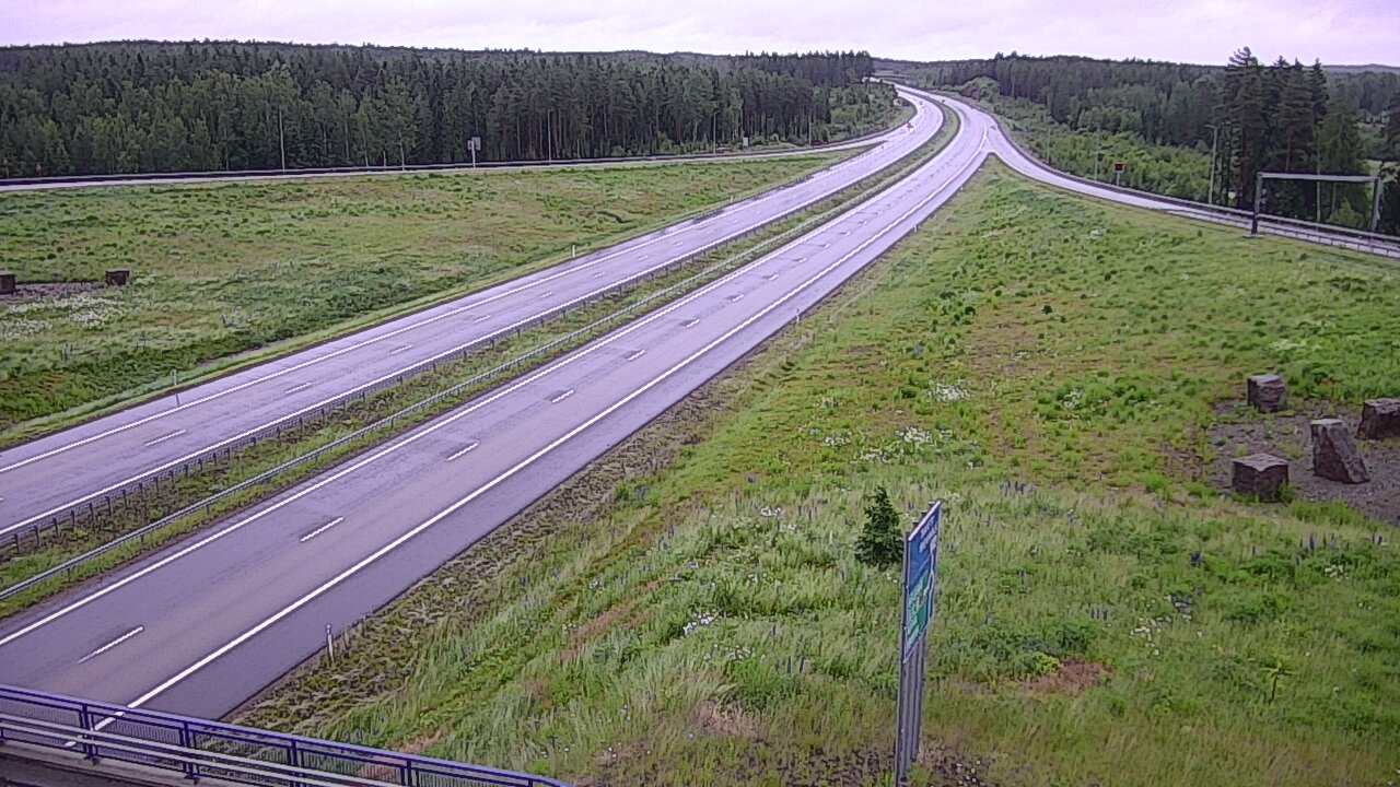 Weather Camera Image Väg 7 Vederlax, Virojoki, Virolahti, Kymenlaakso