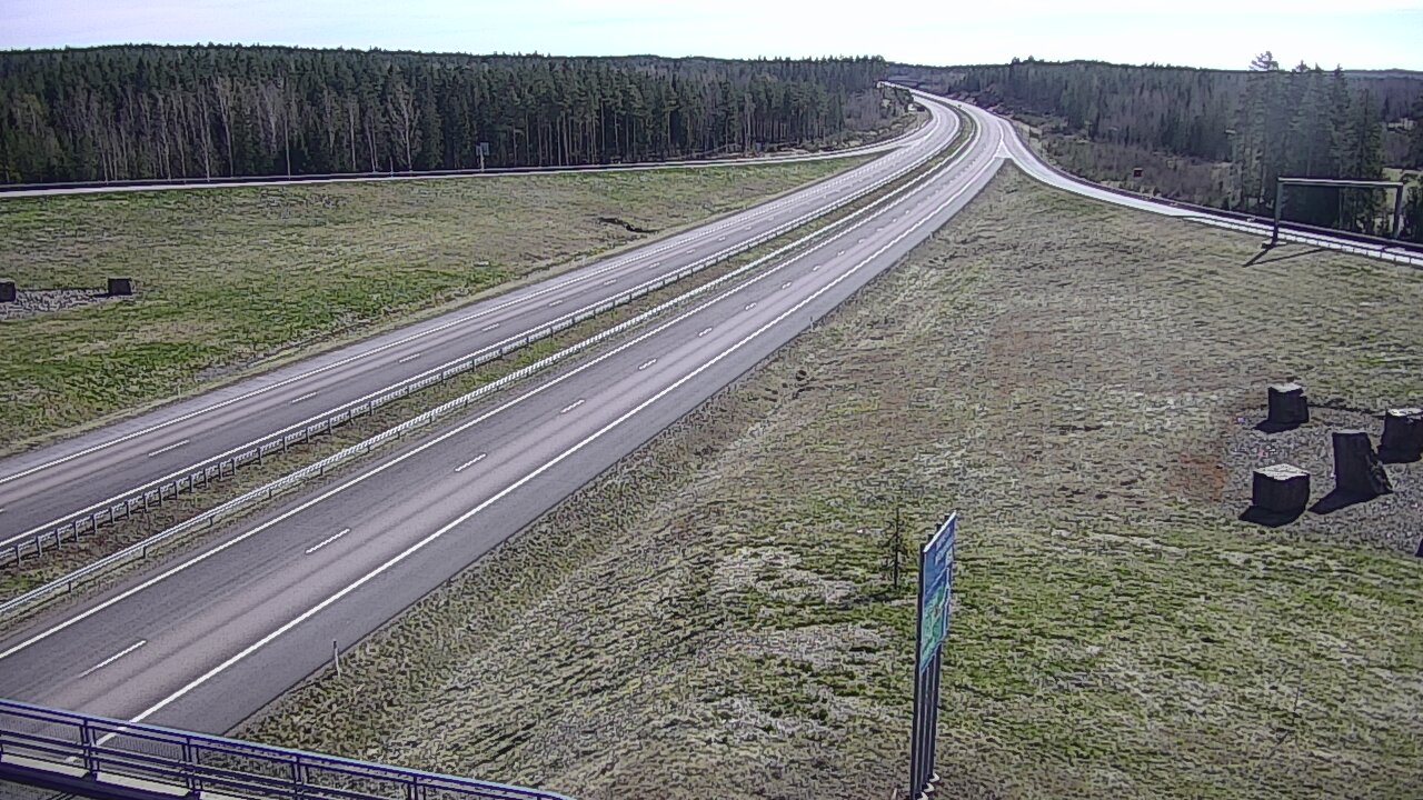 Weather Camera Image Väg 7 Vederlax, Virojoki, Virolahti, Kymenlaakso
