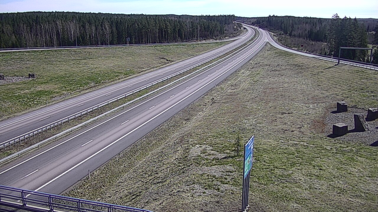 Weather Camera Image Väg 7 Vederlax, Virojoki, Virolahti, Kymenlaakso