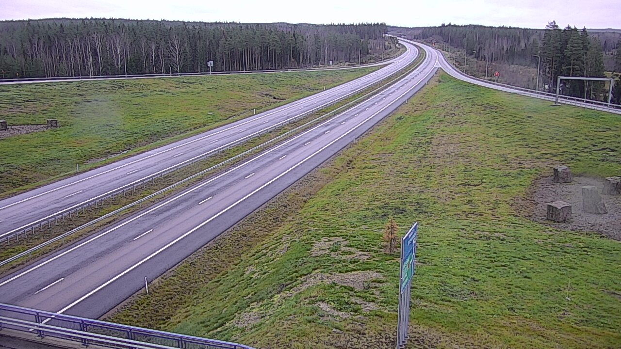 Weather Camera Image Väg 7 Vederlax, Virojoki, Virolahti, Kymenlaakso