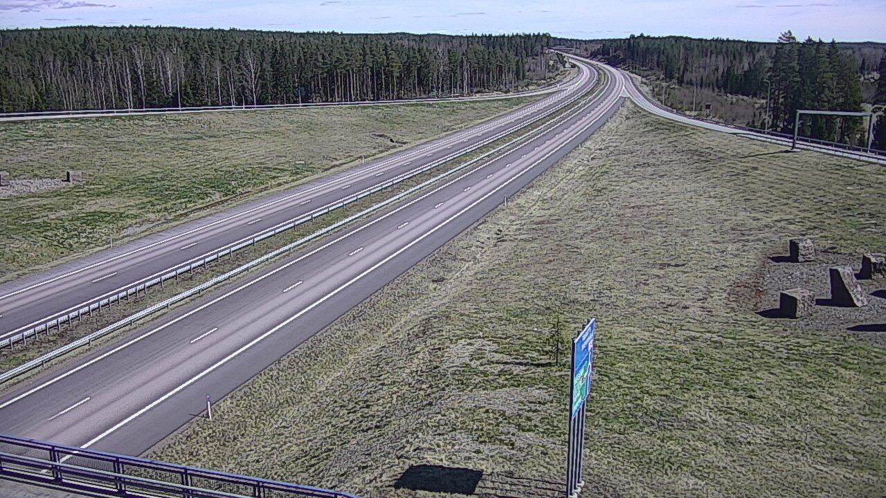 Weather Camera Image Väg 7 Vederlax, Virojoki, Virolahti, Kymenlaakso