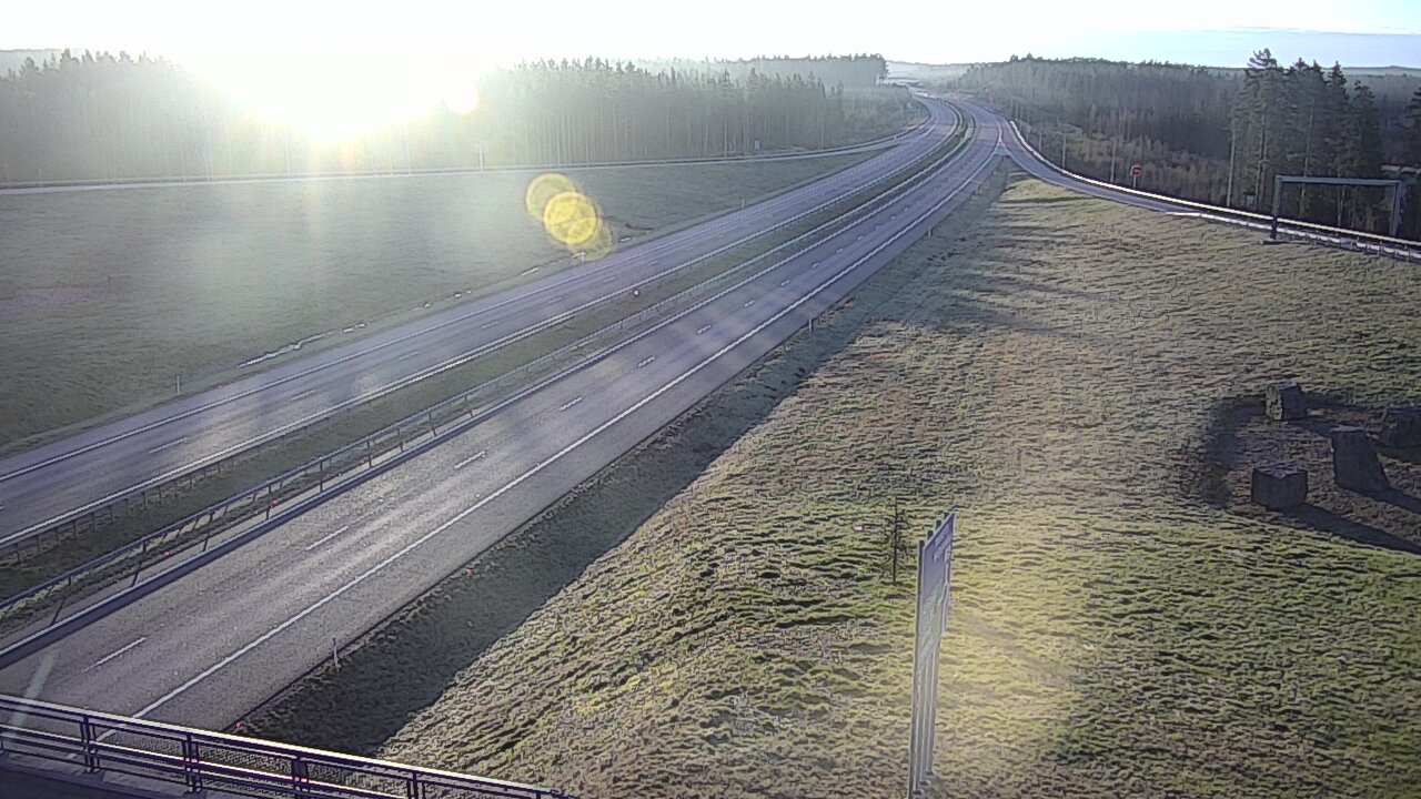 Weather Camera Image Väg 7 Vederlax, Virojoki, Virolahti, Kymenlaakso