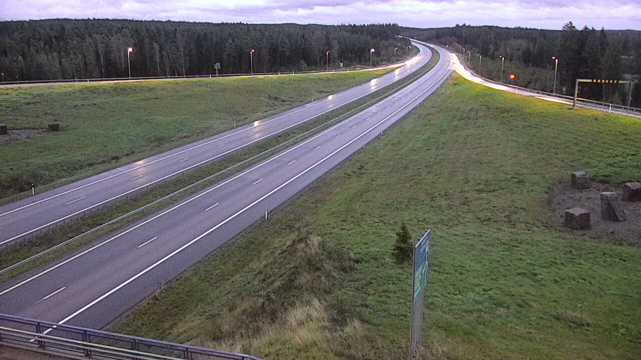 Weather Camera Image Väg 7 Vederlax, Virojoki, Virolahti, Kymenlaakso