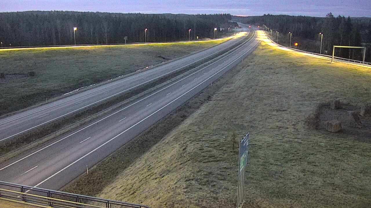 Weather Camera Image Väg 7 Vederlax, Virojoki, Virolahti, Kymenlaakso