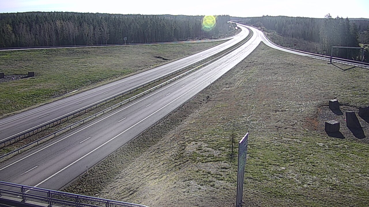 Weather Camera Image Väg 7 Vederlax, Virojoki, Virolahti, Kymenlaakso