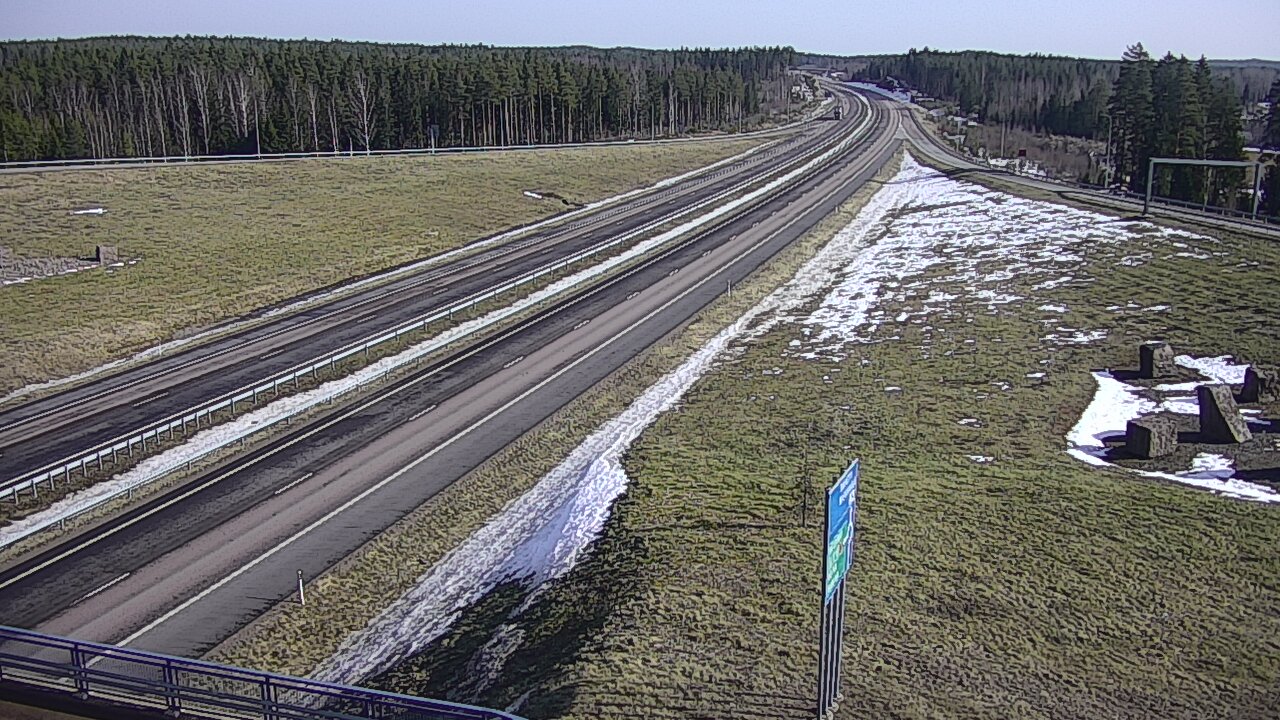 Weather Camera Image Väg 7 Vederlax, Virojoki, Virolahti, Kymenlaakso