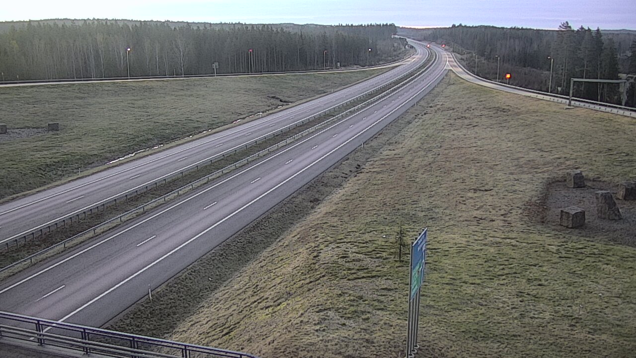 Weather Camera Image Väg 7 Vederlax, Virojoki, Virolahti, Kymenlaakso