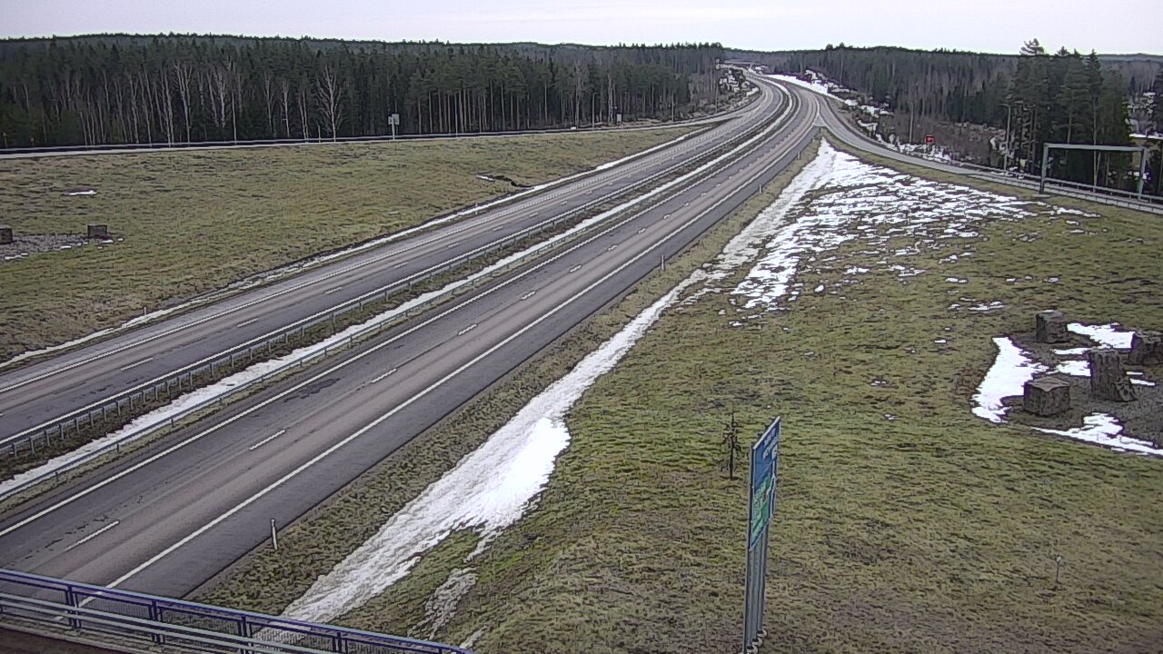 Weather Camera Image Väg 7 Vederlax, Virojoki, Virolahti, Kymenlaakso