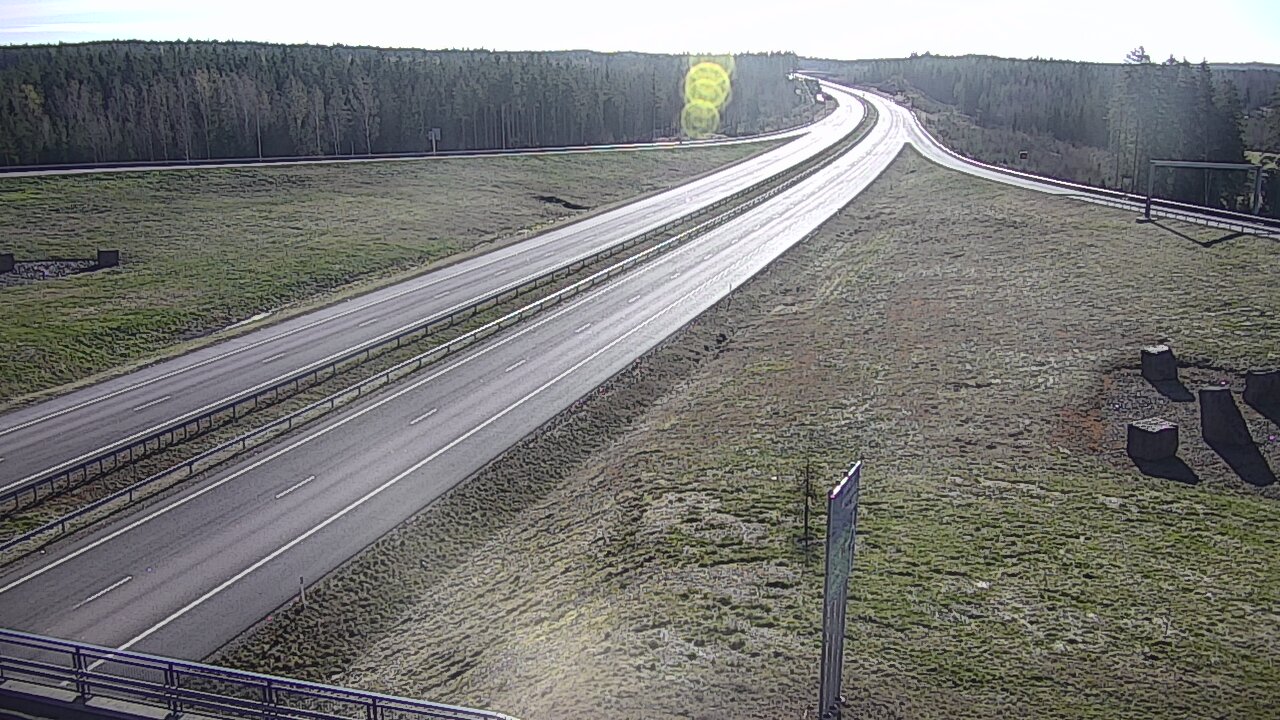 Weather Camera Image Väg 7 Vederlax, Virojoki, Virolahti, Kymenlaakso