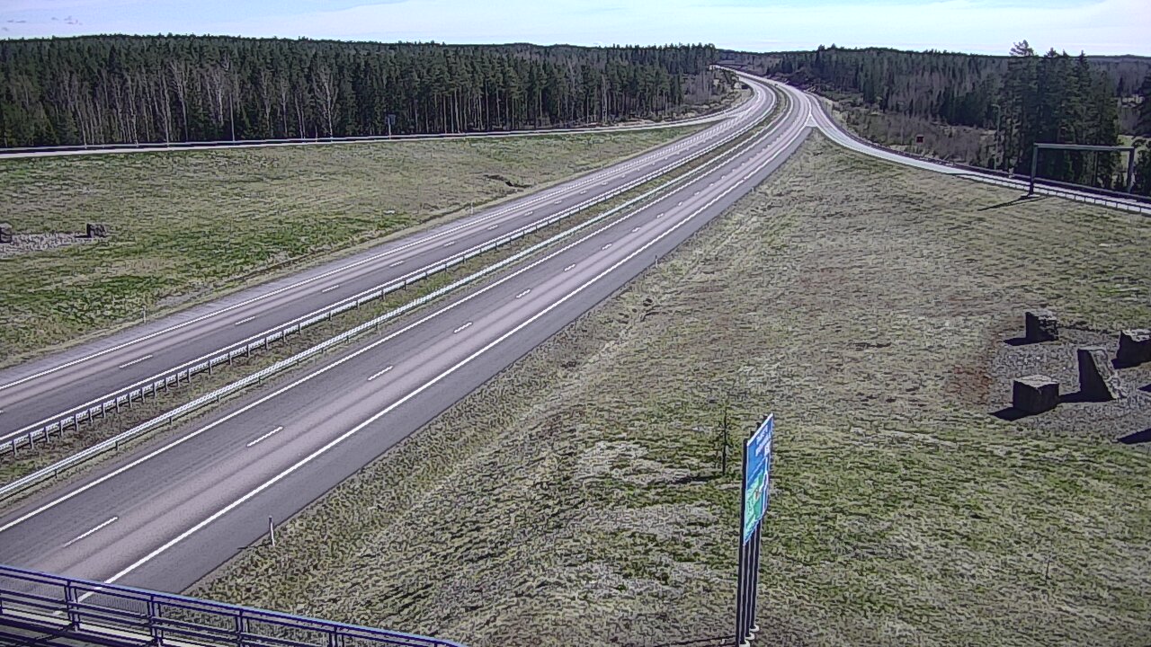 Weather Camera Image Väg 7 Vederlax, Virojoki, Virolahti, Kymenlaakso