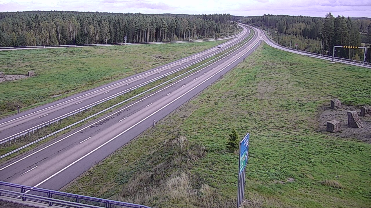 Weather Camera Image Väg 7 Vederlax, Virojoki, Virolahti, Kymenlaakso