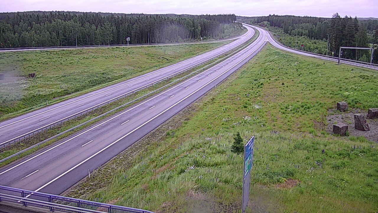 Weather Camera Image Väg 7 Vederlax, Virojoki, Virolahti, Kymenlaakso