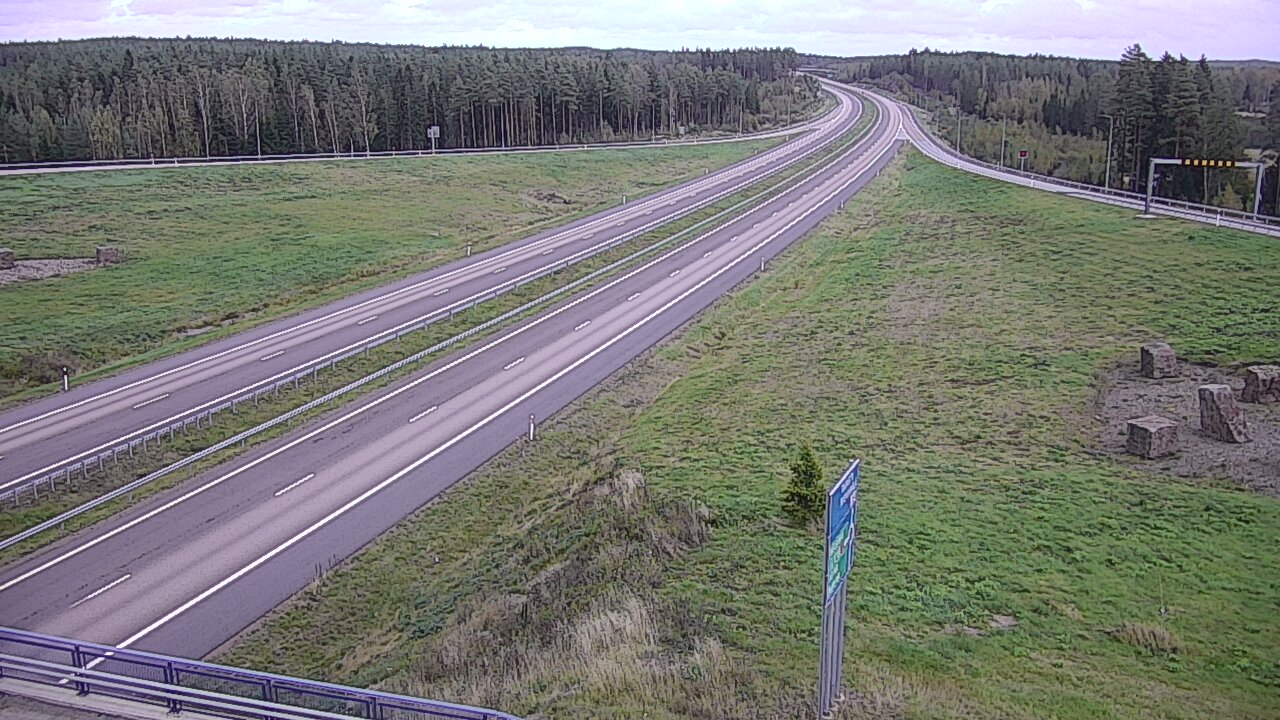 Weather Camera Image Väg 7 Vederlax, Virojoki, Virolahti, Kymenlaakso