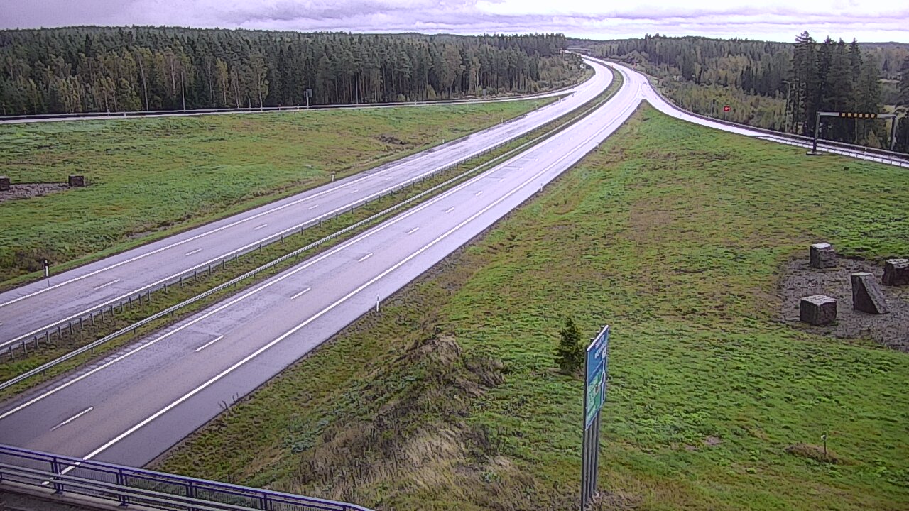 Weather Camera Image Väg 7 Vederlax, Virojoki, Virolahti, Kymenlaakso
