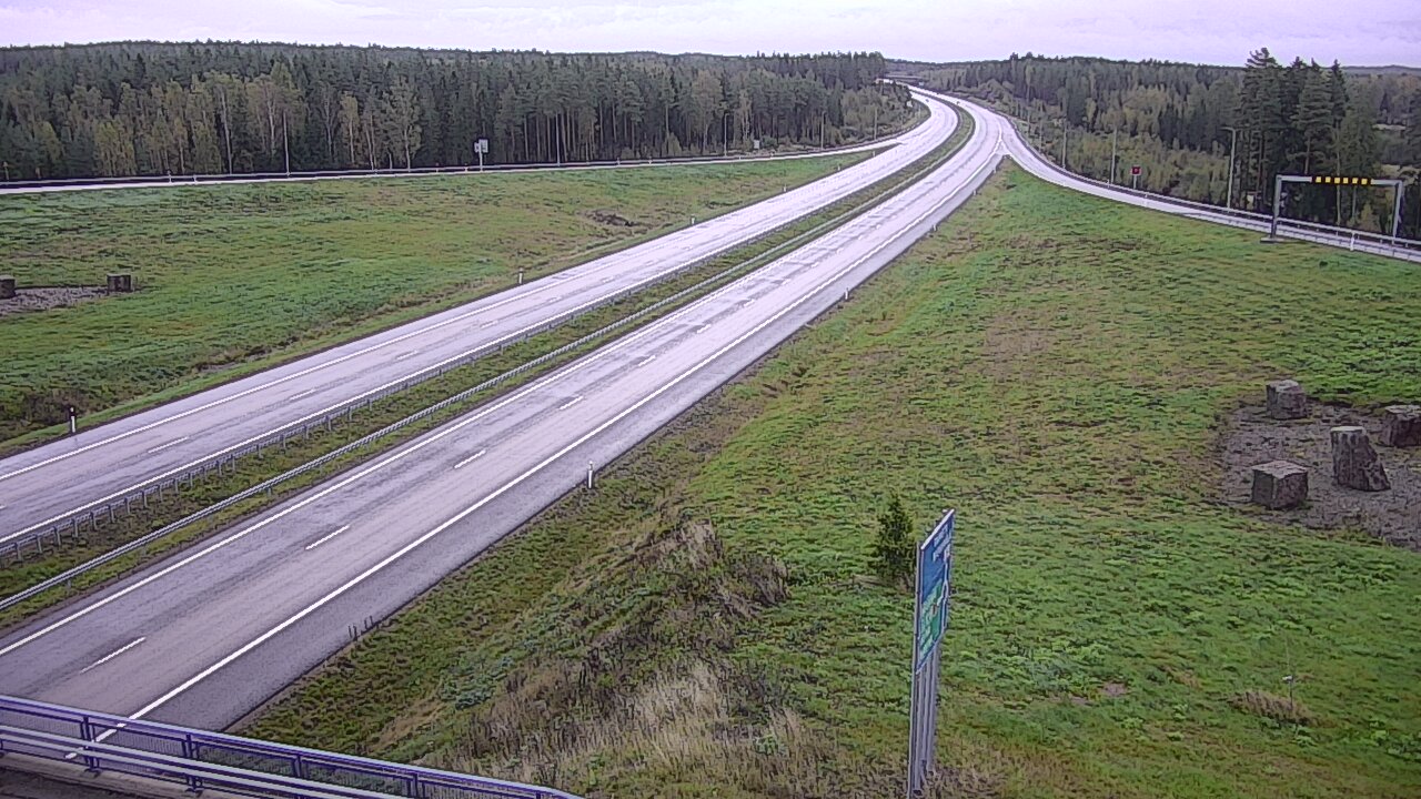 Weather Camera Image Väg 7 Vederlax, Virojoki, Virolahti, Kymenlaakso
