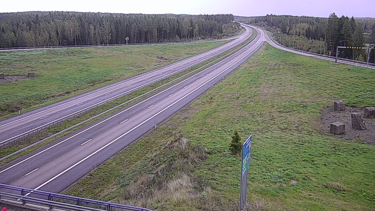 Weather Camera Image Väg 7 Vederlax, Virojoki, Virolahti, Kymenlaakso