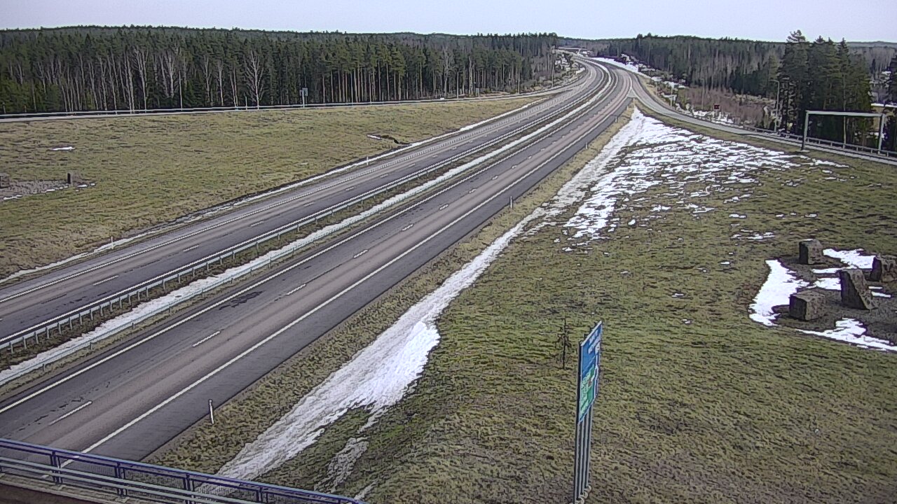 Weather Camera Image Väg 7 Vederlax, Virojoki, Virolahti, Kymenlaakso