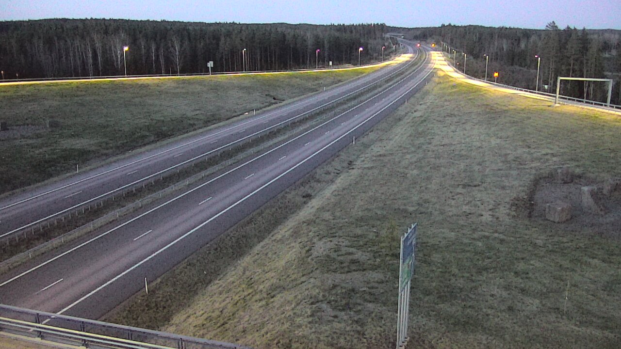 Weather Camera Image Väg 7 Vederlax, Virojoki, Virolahti, Kymenlaakso