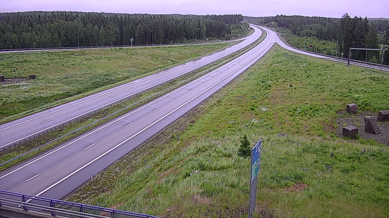 Weather Camera Image Väg 7 Vederlax, Virojoki, Virolahti, Kymenlaakso