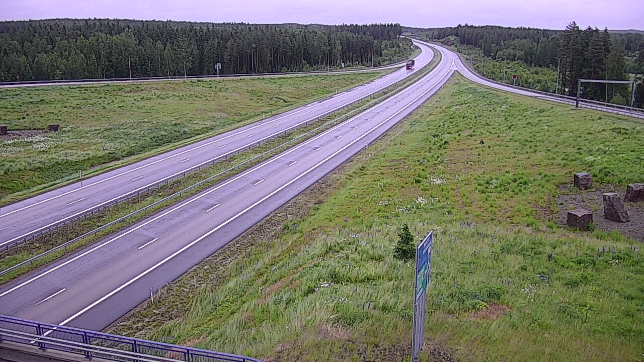 Weather Camera Image Väg 7 Vederlax, Virojoki, Virolahti, Kymenlaakso