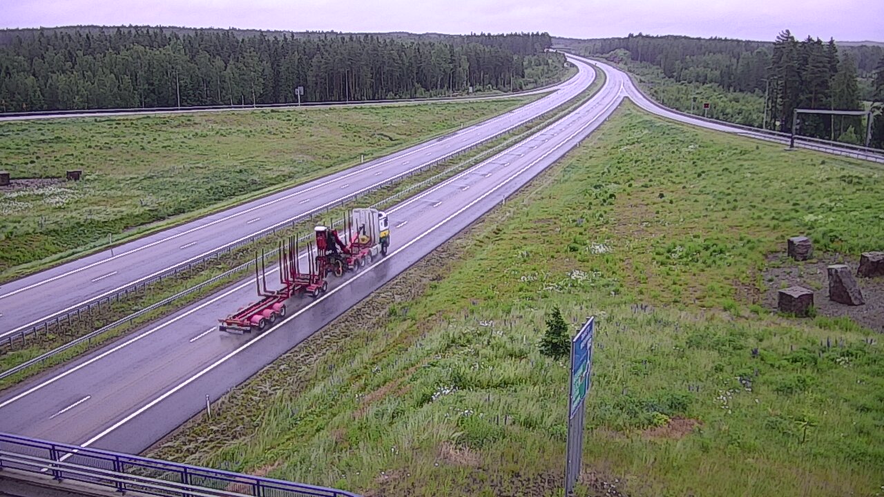Weather Camera Image Väg 7 Vederlax, Virojoki, Virolahti, Kymenlaakso