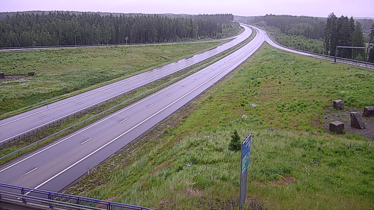 Weather Camera Image Väg 7 Vederlax, Virojoki, Virolahti, Kymenlaakso
