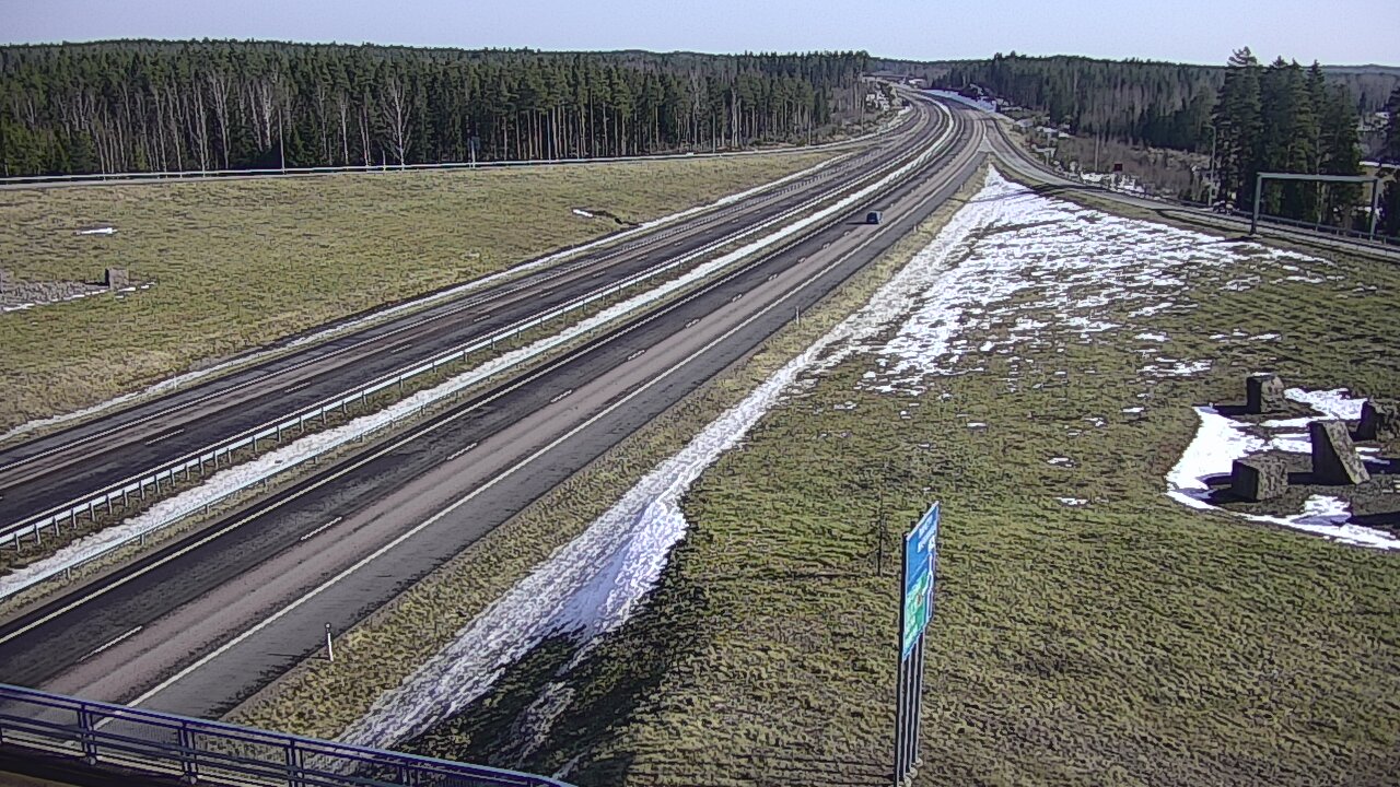 Weather Camera Image Väg 7 Vederlax, Virojoki, Virolahti, Kymenlaakso