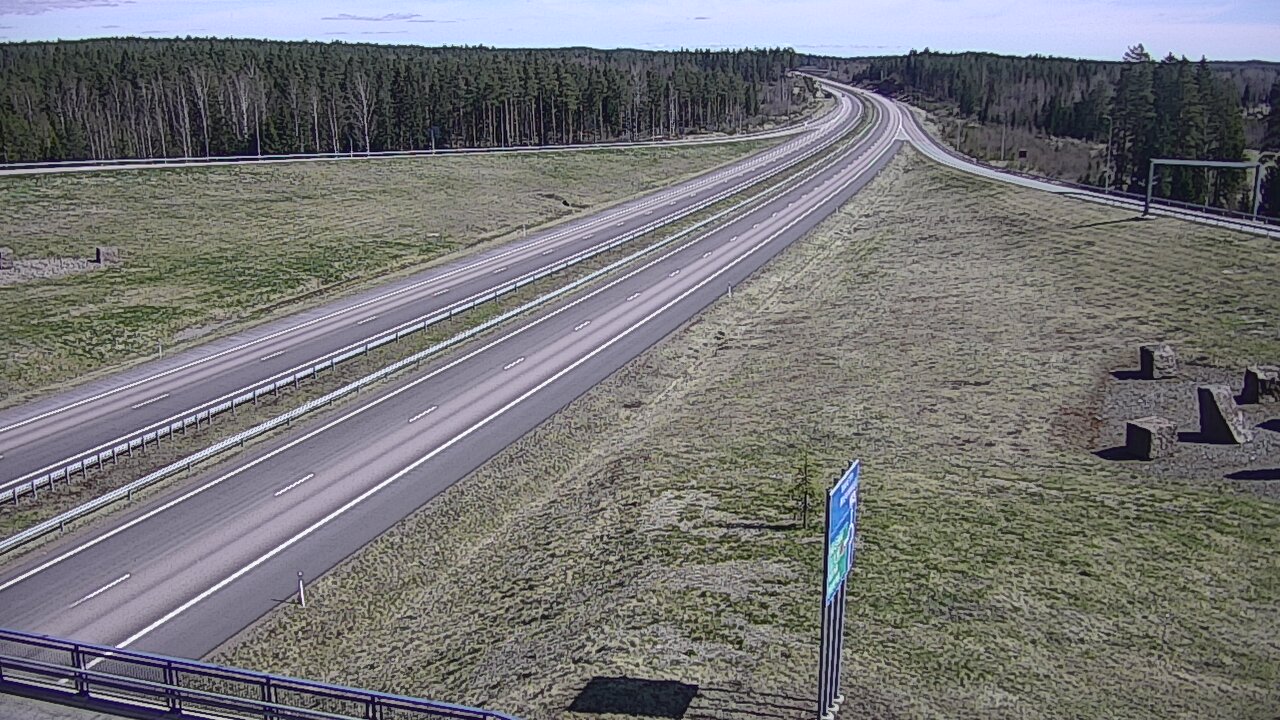 Weather Camera Image Väg 7 Vederlax, Virojoki, Virolahti, Kymenlaakso