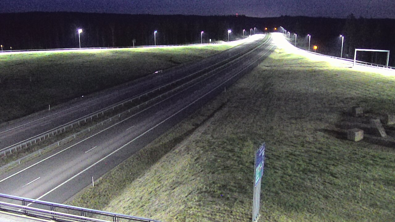Weather Camera Image Väg 7 Vederlax, Virojoki, Virolahti, Kymenlaakso