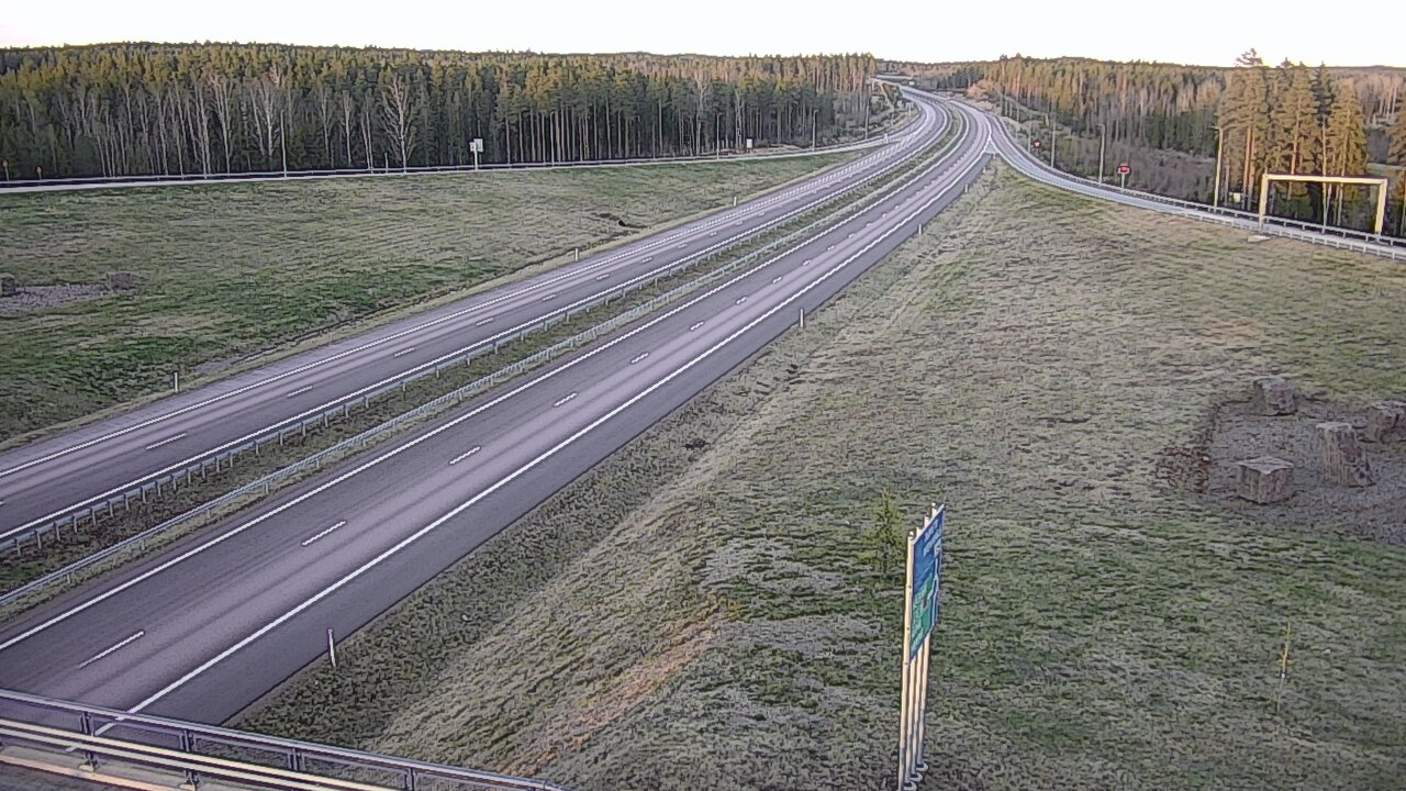 Weather Camera Image Väg 7 Vederlax, Virojoki, Virolahti, Kymenlaakso