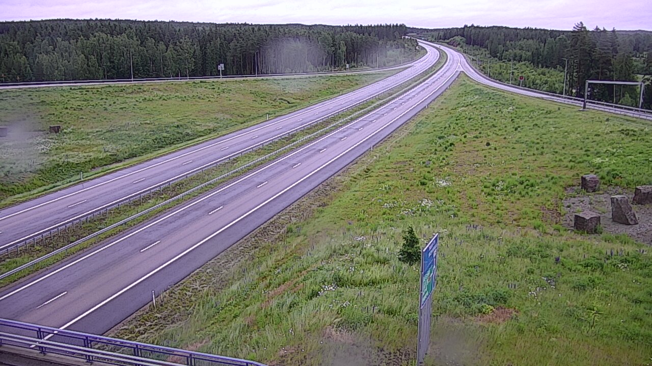 Weather Camera Image Väg 7 Vederlax, Virojoki, Virolahti, Kymenlaakso