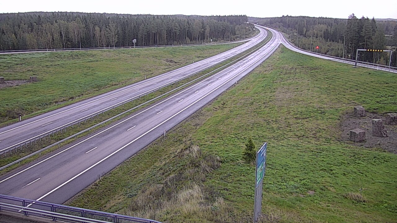 Weather Camera Image Väg 7 Vederlax, Virojoki, Virolahti, Kymenlaakso