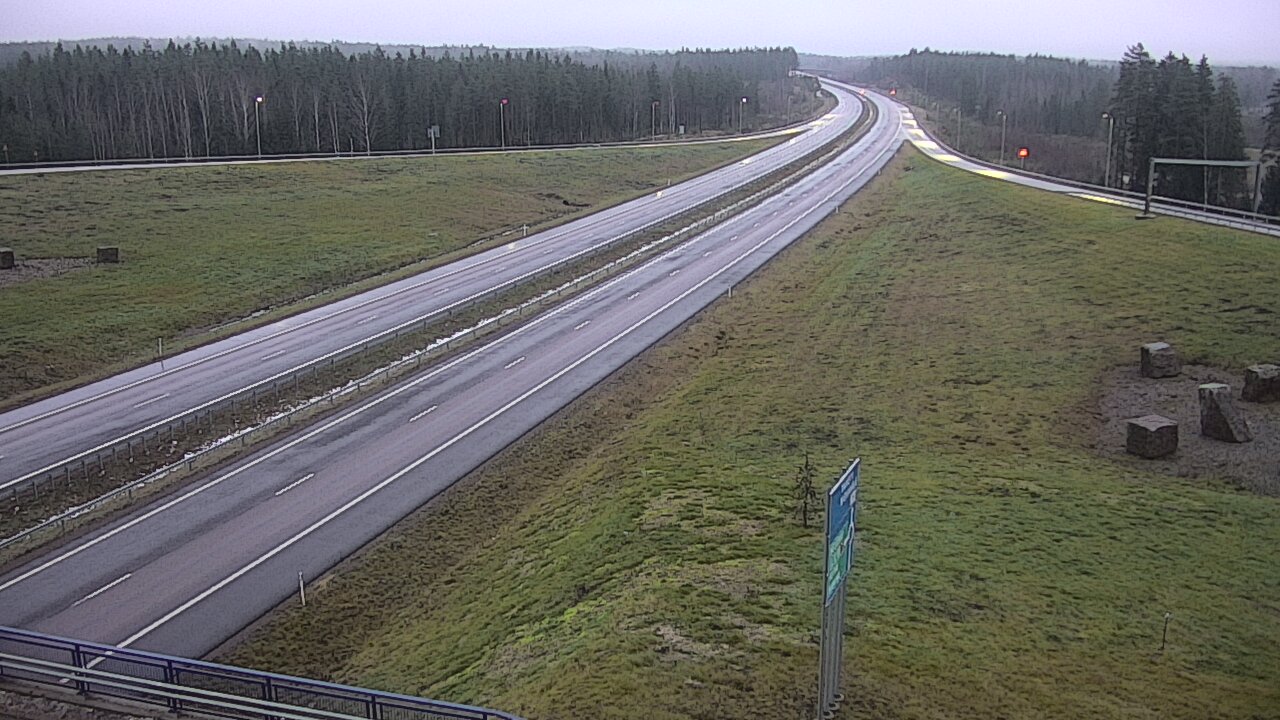 Weather Camera Image Väg 7 Vederlax, Virojoki, Virolahti, Kymenlaakso
